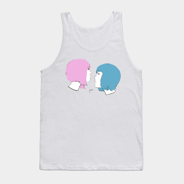 Ghost Tank Top by kelseymorgan1